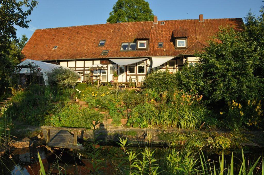 Ferienwohnung Forsthaus Wilmeröderberg Polle Exterior foto